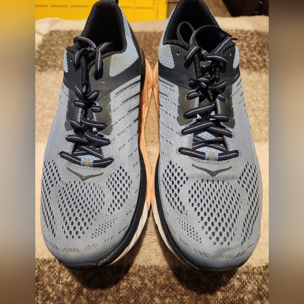 Hoka Men's Blue and Black Athletic Shoes